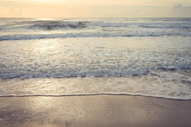 güzel yaz kum plaj ve sörf