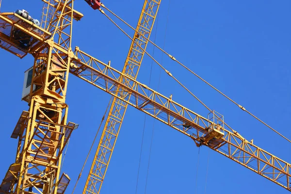 Machinery construction crane — Stock Photo, Image