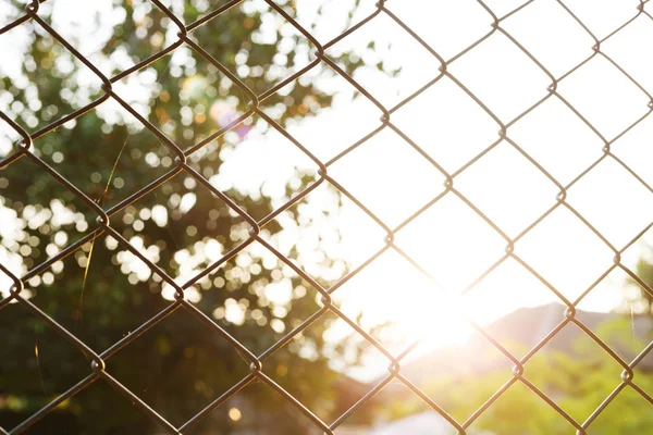 stock image wire mesh fence