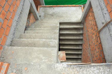 merdiven Çimento beton yapı konut ev