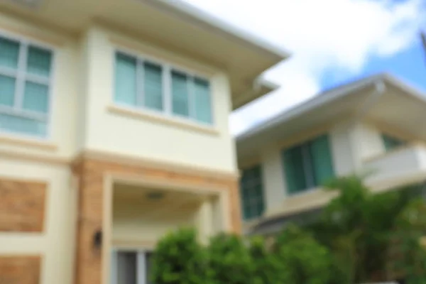 Casa moderna residencial propriedade, imagem borrão desfocado — Fotografia de Stock