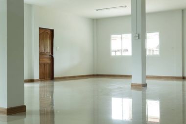 Boş beyaz oda iç konut konut yapı