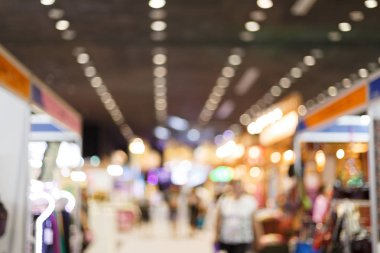 Booth mağaza önünde Salonu Sergi fuar içinde görüntü bulanıklığı