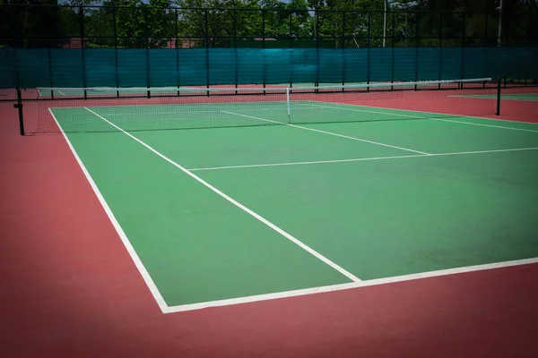 Campo da tennis verde — Foto Stock