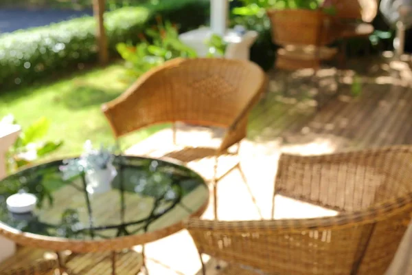 görüntü iç decoretion bulanıklık, cam masa ve koltuk sandalye