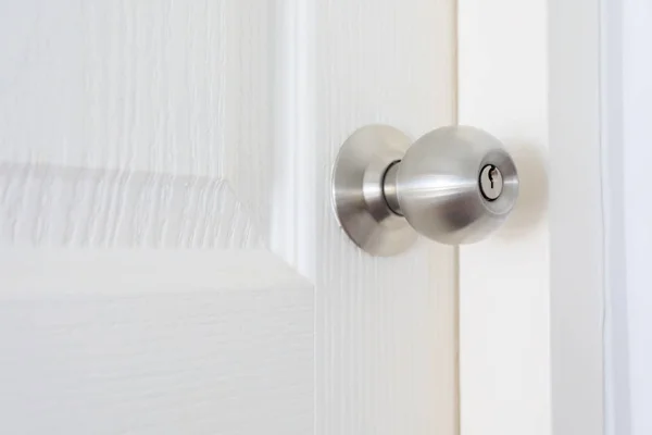 Knob door lock closed — Stock Photo, Image