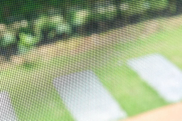 Puerta mosquito alambre pantalla red de acero protección contra insectos pequeños — Foto de Stock