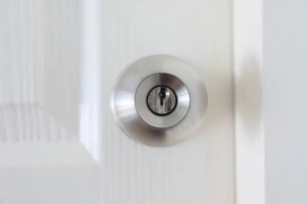 Knob door lock closed — Stock Photo, Image