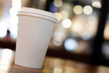 Kahve Kupası boş boş kopya alanı tasarımınız için take away