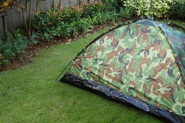 tent camping wild camouflage style