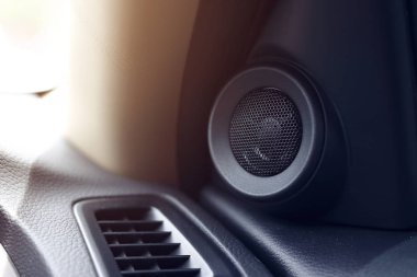 küçük hoparlör stereo müzik ses modern araba