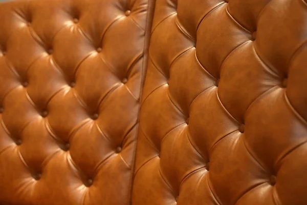 Luxusmöbel aus Leder — Stockfoto