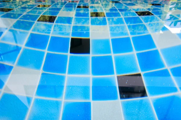 Abstrakta moderna blå poolen — Stockfoto