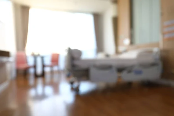 Rozmazání obrazu pozadí pacienta zotavovací místnost v nemocnici — Stock fotografie