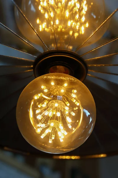 Vintage light lamp interior decoration — Stock Photo, Image