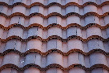 üst konut bina kaplı çatı kiremit tabakası