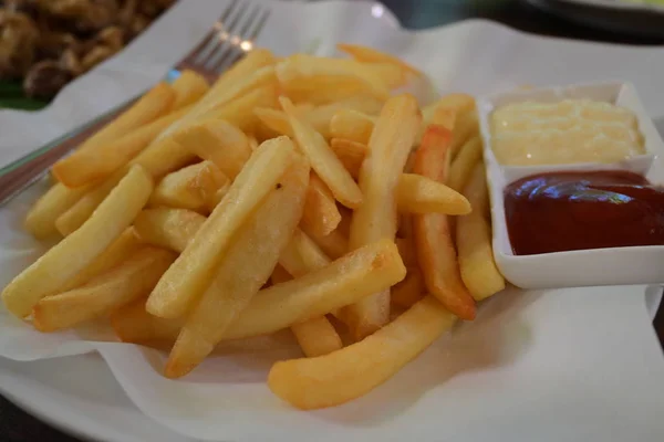 French fries stick of tasty food — Stock Photo, Image