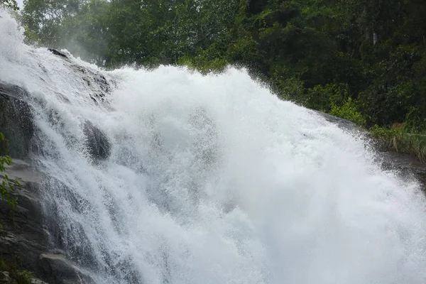 Cascata nella foresta naturale, bellissimo paesaggio — Foto Stock