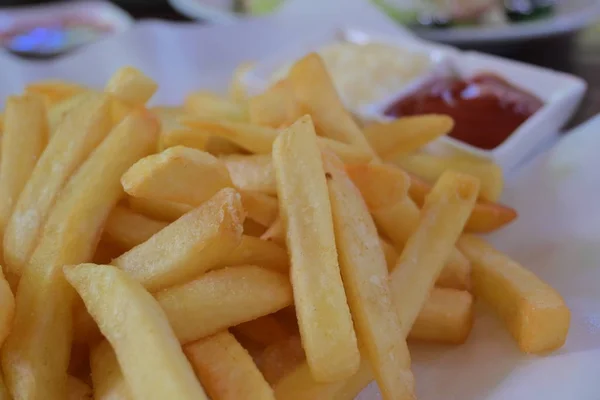 French fries stick of tasty food — Stock Photo, Image