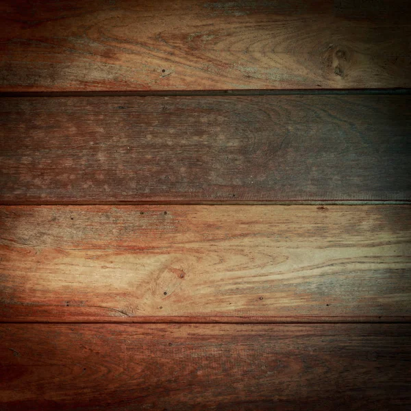 木材の質感影ヴィネットの境界線と画像暗い壁の背景 — ストック写真