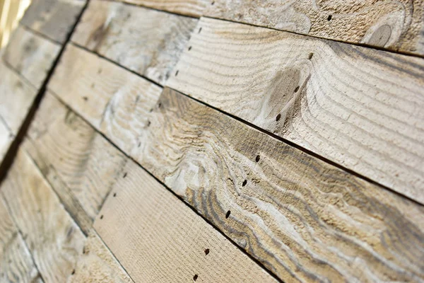 Oude houten plankenpallet voor het recyclen van houtindustrie — Stockfoto