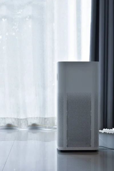 air purifier system cleaning dust pm 2.5 pollution in bedroom