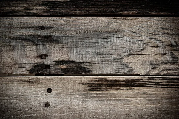 古い木製の納屋暗い壁のテクスチャの背景 釘タックで風化板木のパレット — ストック写真
