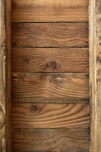 Bruin hout schuur textuur achtergrond van hout geval doos van oude houten plank pallet verweerd — Stockfoto