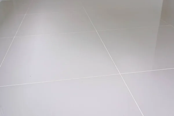 Gray tile floor in new house — Stock Photo, Image