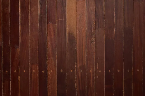 Dřevěná hnědá dřevěná stěna, textura dřevěného pozadí — Stock fotografie