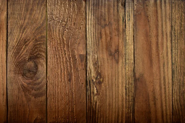 Brown wood barn wall plank texture background, top view of old wooden table — Stock Photo, Image