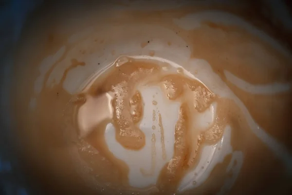 Leere Tasse Kaffeetrinken mit Fleck — Stockfoto
