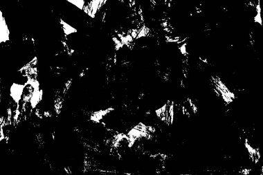 suluboya renginin soyut siyah fırça darbesi beyaz arkaplana boya dokusu çiziyor