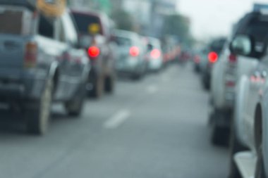 yol acele saat trafik sıkışıklığı