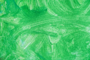 Kağıt zemin üzerinde soyut resim yeşil suluboya boya