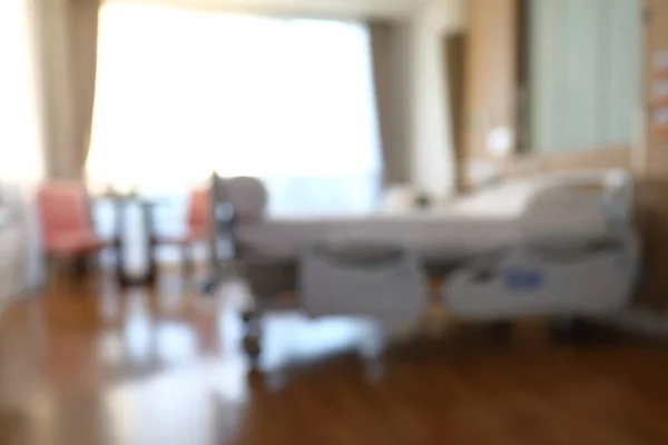Rozmazání obrazu pozadí pacienta zotavovací místnost v nemocnici — Stock fotografie