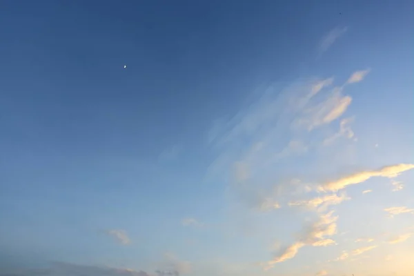 Abend Blauer Himmel Hintergrund — Stockfoto