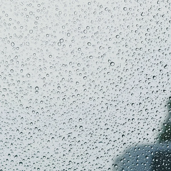 Vatten Regn Droppe Glas Fönster — Stockfoto