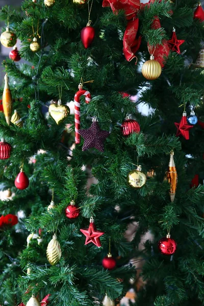 Weihnachtsschmuck Hängt Dekoration Tanne — Stockfoto