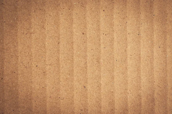 Kertas Kardus Coklat Dengan Latar Belakang Tekstur Bergelombang Karton — Stok Foto