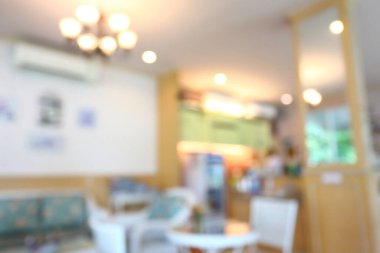 Kahve kafesi, görüntü bulanıklığı.