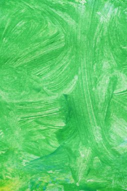 Kağıt zemin üzerinde soyut resim yeşil suluboya boya