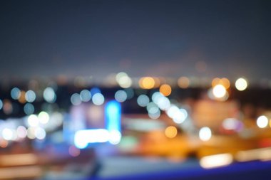 gece şehir görüntü bulanıklık bokeh