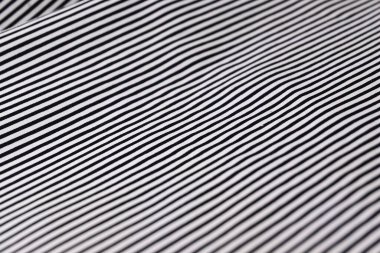 Kumaş siyah beyaz çizgili modern moda kumaş tarzı.