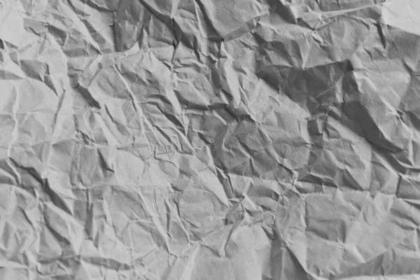 Cinza Crumpled Papel Textura Fundo — Fotografia de Stock