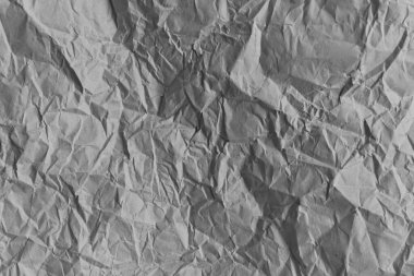 Gri Buruşmuş Kağıt Dokusu arkaplanı