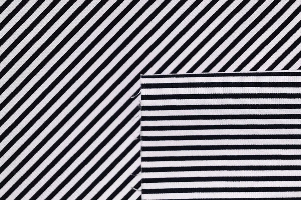 Stof Zwart Wit Streep Patroon Moderne Stijl Abstracte Mode Trendy — Stockfoto