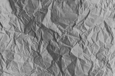 Gri Buruşmuş Kağıt Dokusu arkaplanı