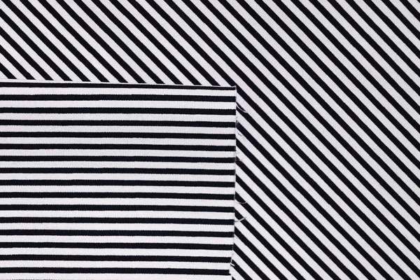 Stof Zwart Wit Streep Patroon Moderne Stijl Abstracte Mode Trendy — Stockfoto