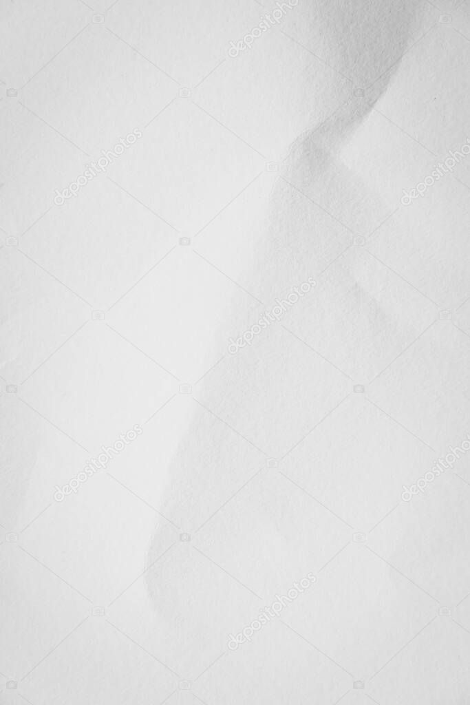 empty blank white paper texture with crease pattern surface used for page background